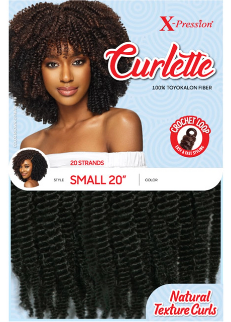 Outre® X-Pression® Curlette™ 100% Toyokalon Yaki Curl Hair (20" Small)