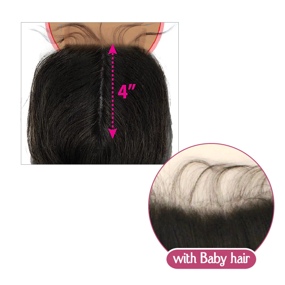 Eve Hair Inc® 4x5 Pre-part HD Swiss Lace Closure