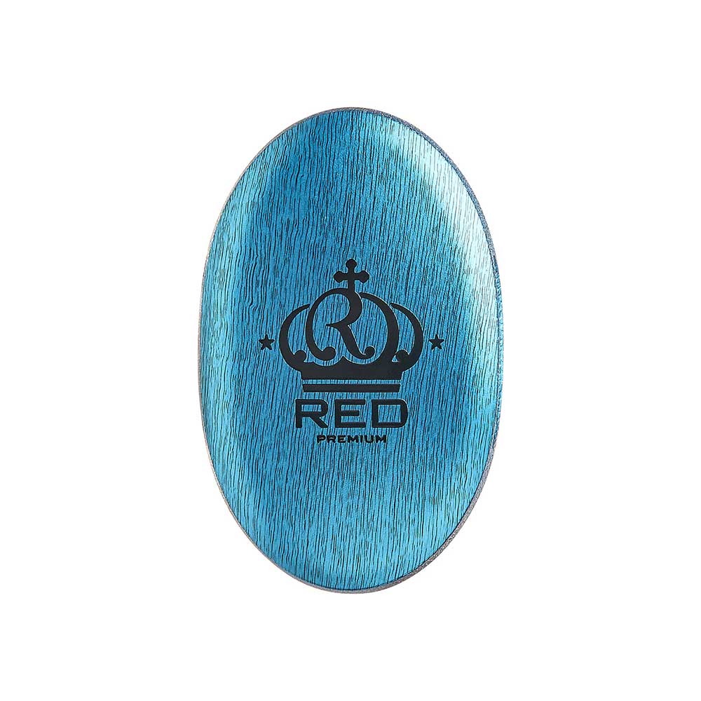 Red by KISS® Bow Wow X Pocket Wave Premium Metallic 2-in-1 Boar Brush with Case (BLUE)