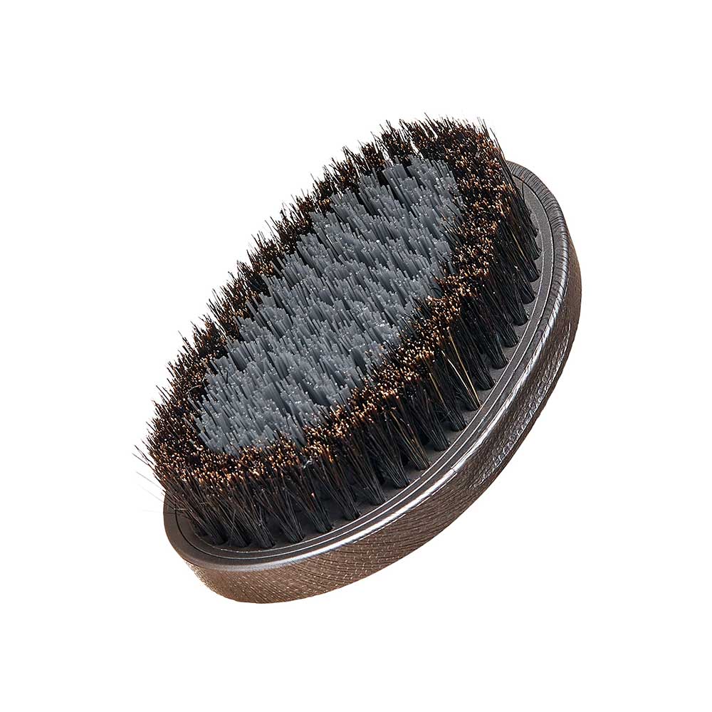 Red by KISS® Bow Wow X Pocket Wave Premium Metallic 2-in-1 Boar Brush with Case (SILVER)