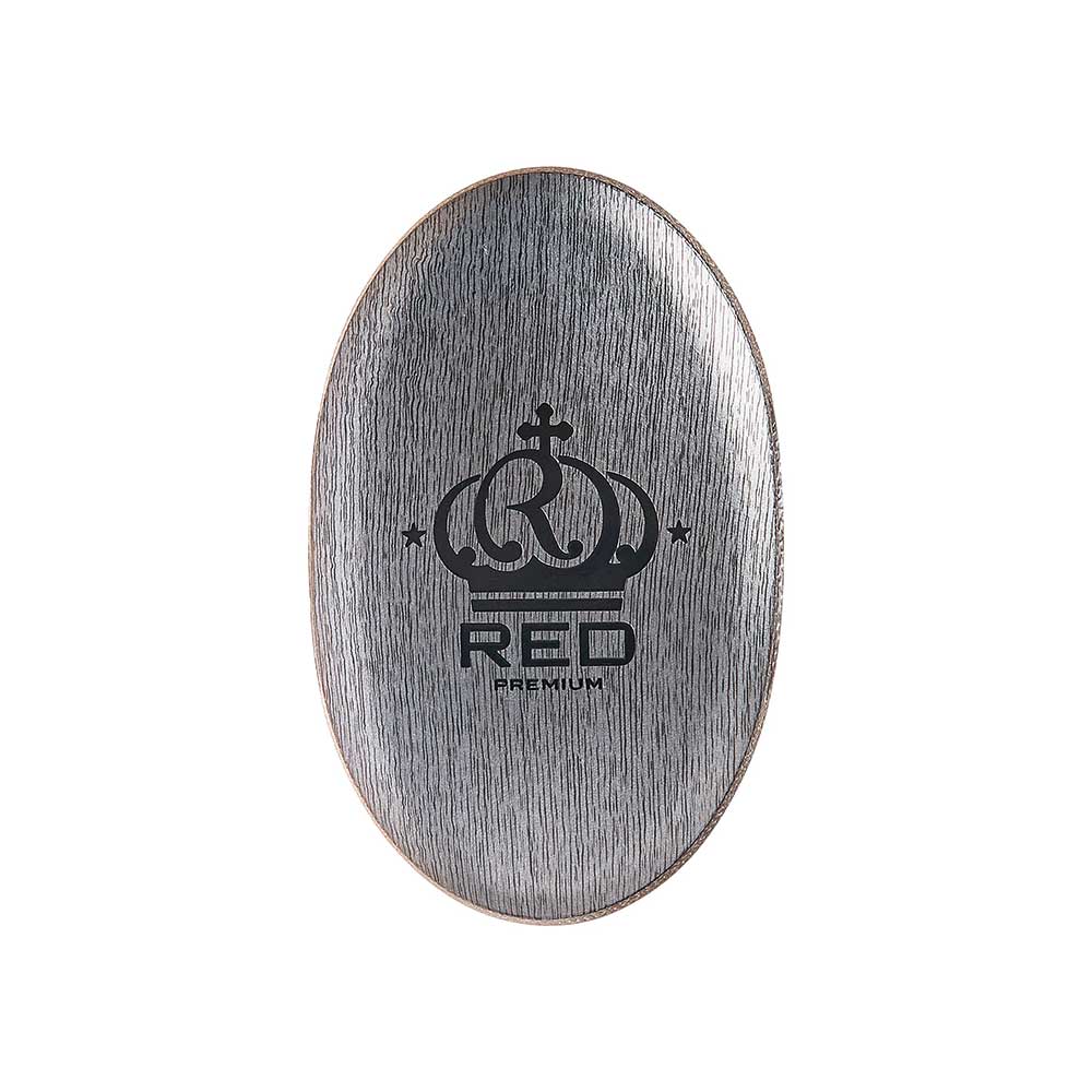 Red by KISS® Bow Wow X Pocket Wave Premium Metallic 2-in-1 Boar Brush with Case (SILVER)