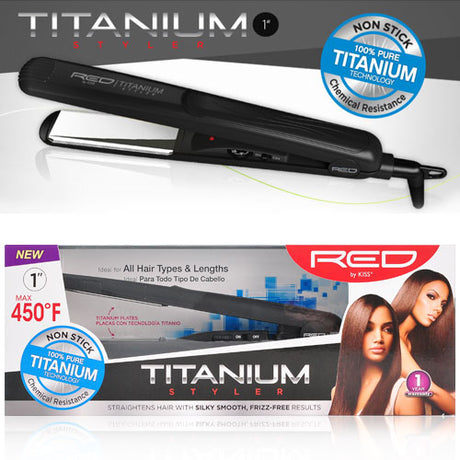 Red by KISS® Titanium Flat Iron