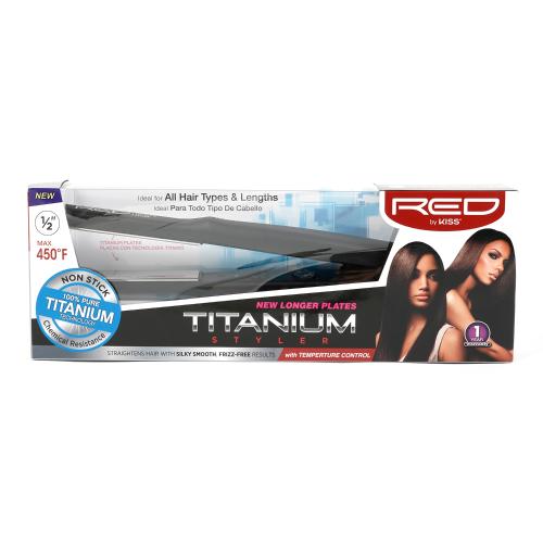 Red by KISS® Titanium Flat Iron