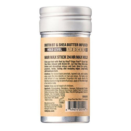 Red by KISS® Edge Fixer Glued 24 HR Max Hold Hair Wax Stick (2.7 oz)