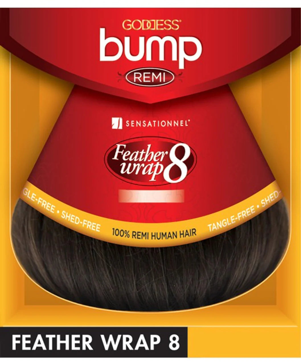 Sensationnel Collection® GODDESS® bump Remi Wig Feather Wrap 8