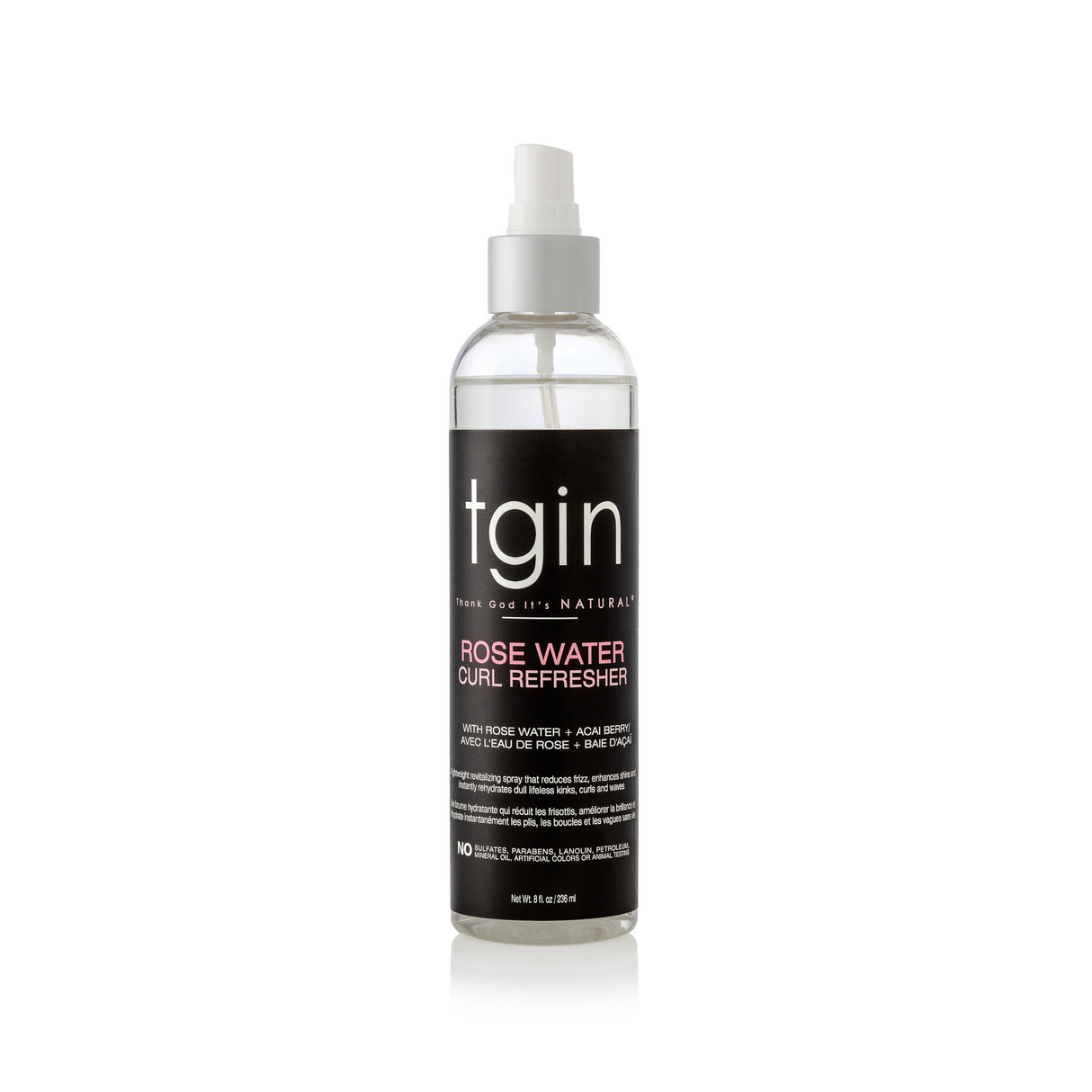tgin® Rose Water Curl Refresher – 8oz