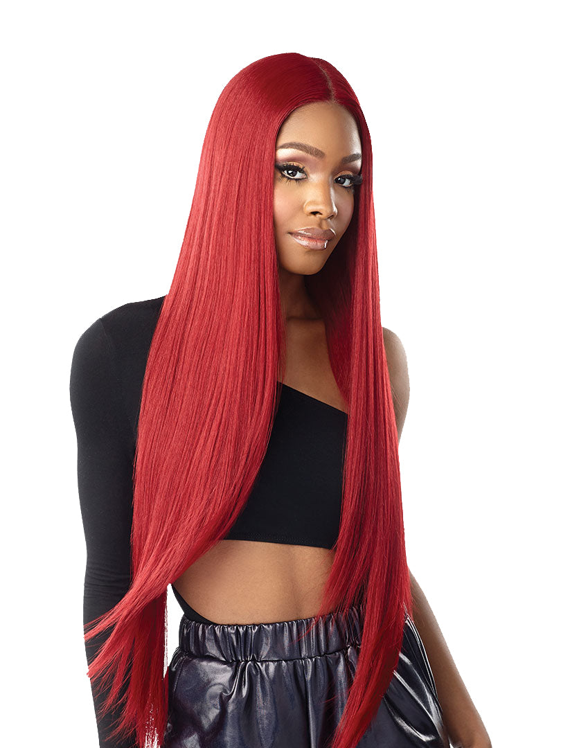 Sensationnel Collection® EMPRESS® Shear Muse™ RED KRUSH™ Salisha Lace Wig