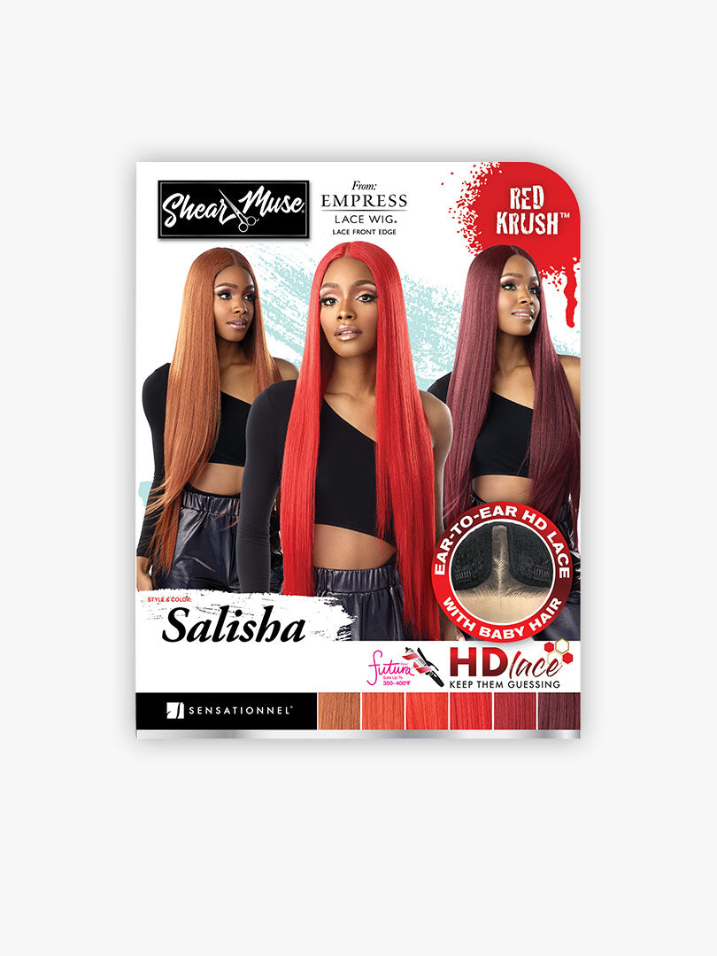 Sensationnel Collection® EMPRESS® Shear Muse™ RED KRUSH™ Salisha Lace Wig