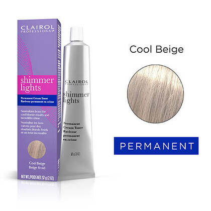 Shimmer Lights™ Permanent Cream Toner Cool Beige