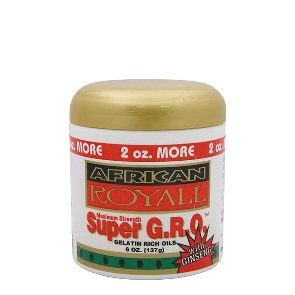 African Royale® Super G.R.O Maximum Strength Gelatin Rich Oils (6 oz.)