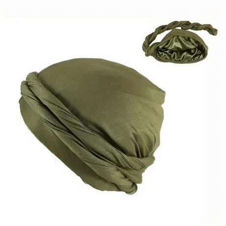 Turban Durag - Satin Liner (12 Colors)