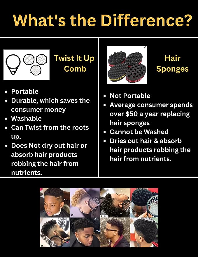 Twist It Up® Comb
