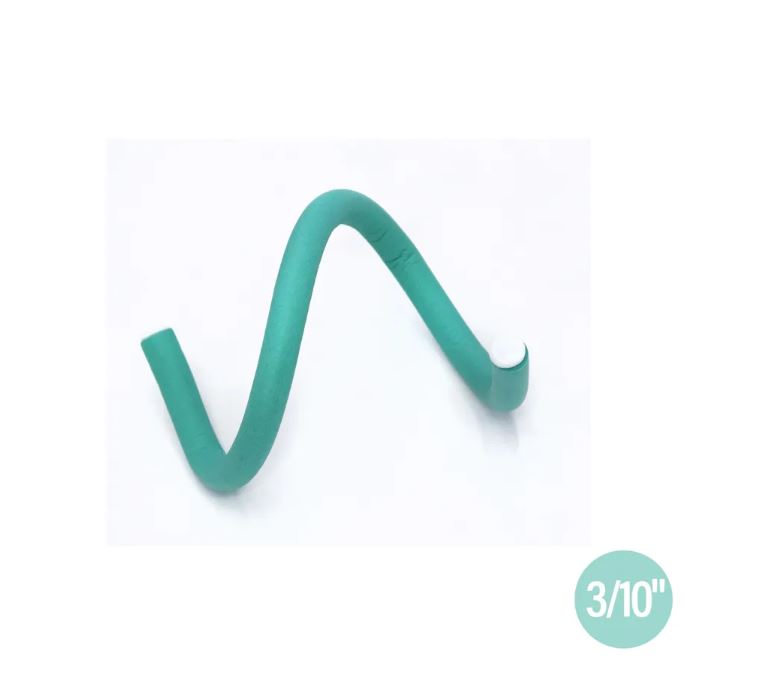 Magic Collection® Twisted Foam Hair Roller (3/10") - 6 pcs