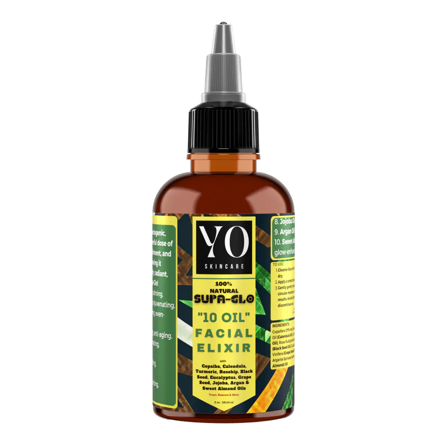 YO Skincare® 100% Natural Supa Glo 10 Oil Facial Elixir (2 oz)