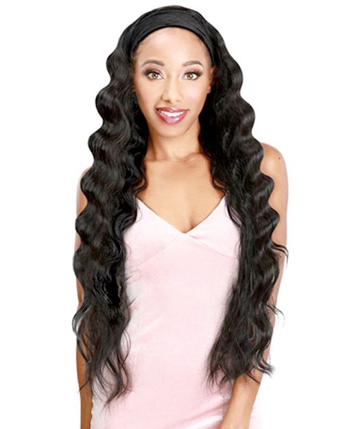 SIS Sister Wig® Throw On & Go Headband® VB-H Crimp 30"