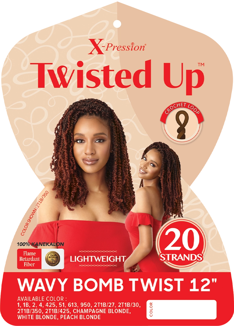 Outre® X-Pression® Twisted Up™ Wavy Bomb Twist (12", 18" & 24")