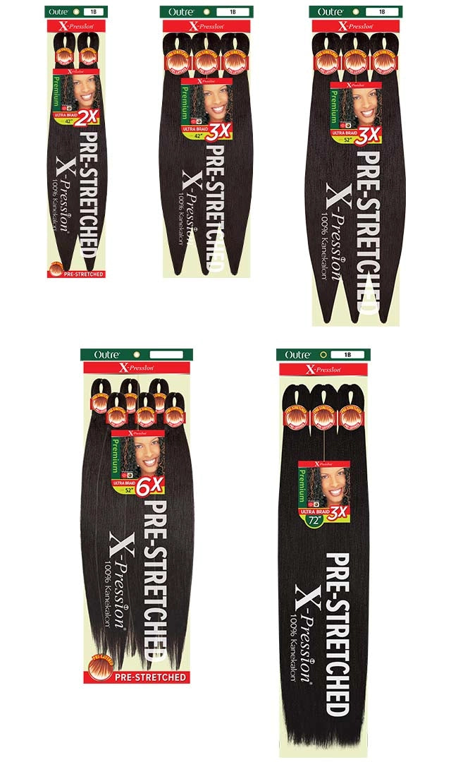 Outre® X-Pression® 3X Pre-Stretched Braid Hair - 42"
