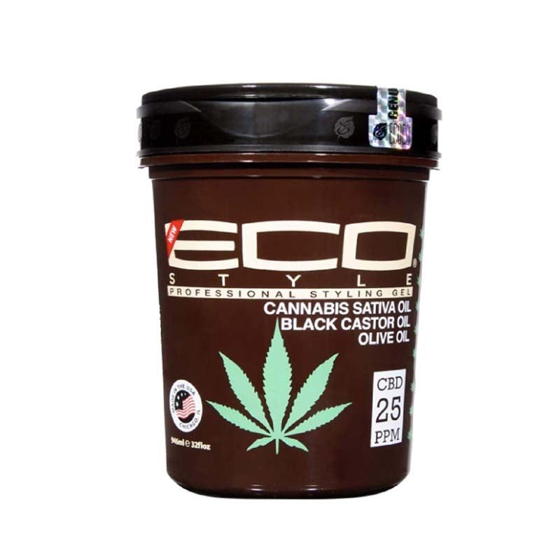 ECO Style® Gel Cannabis Sativa Oil, Black Castor & Olive Oil