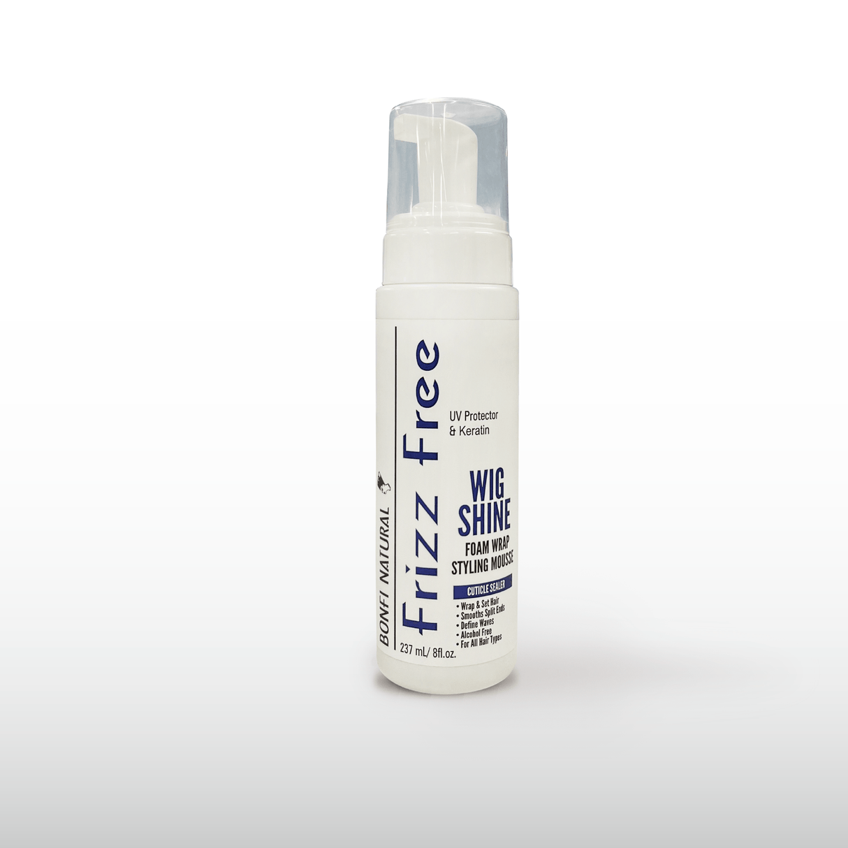 Bonfi Natural™ Frizz Free Wig Shine Styling Mousse & Foam Wrap