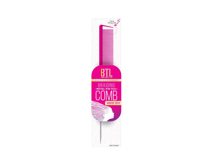 BTL™ Braiding Metal Pin Tail Comb (Narrow Tooth)
