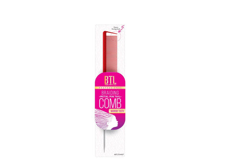 BTL™ Braiding Metal Pin Tail Comb (Narrow Tooth)