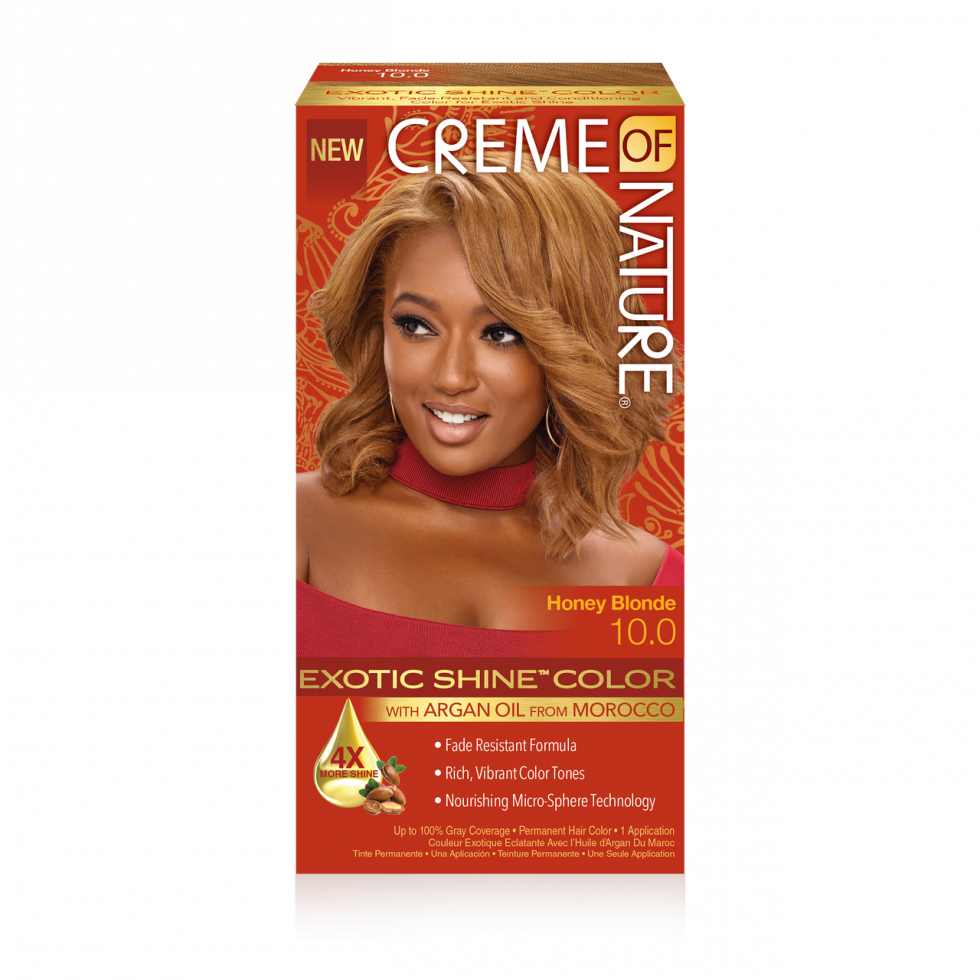 Creme of Nature® ARGAN OIL from MOROCCO Exotic Shine™ Color with Argan Oil from Morocco (10.0 Honey Blonde)