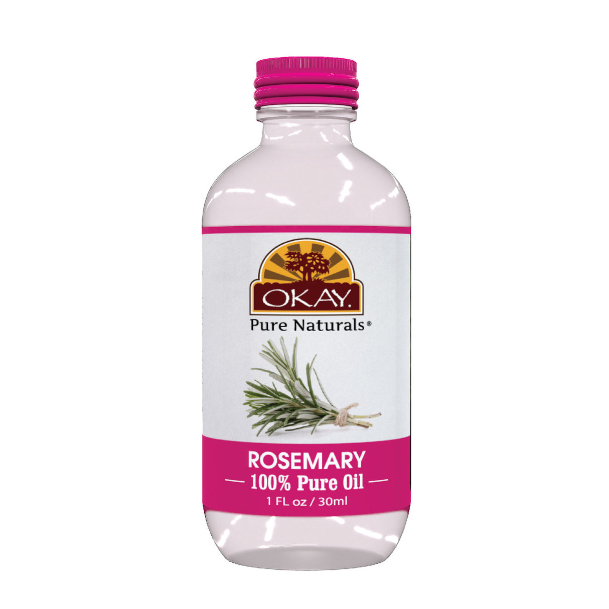 OKAY Pure Natural® 100% Pure Rosemary Essential Oil 1oz/30ml