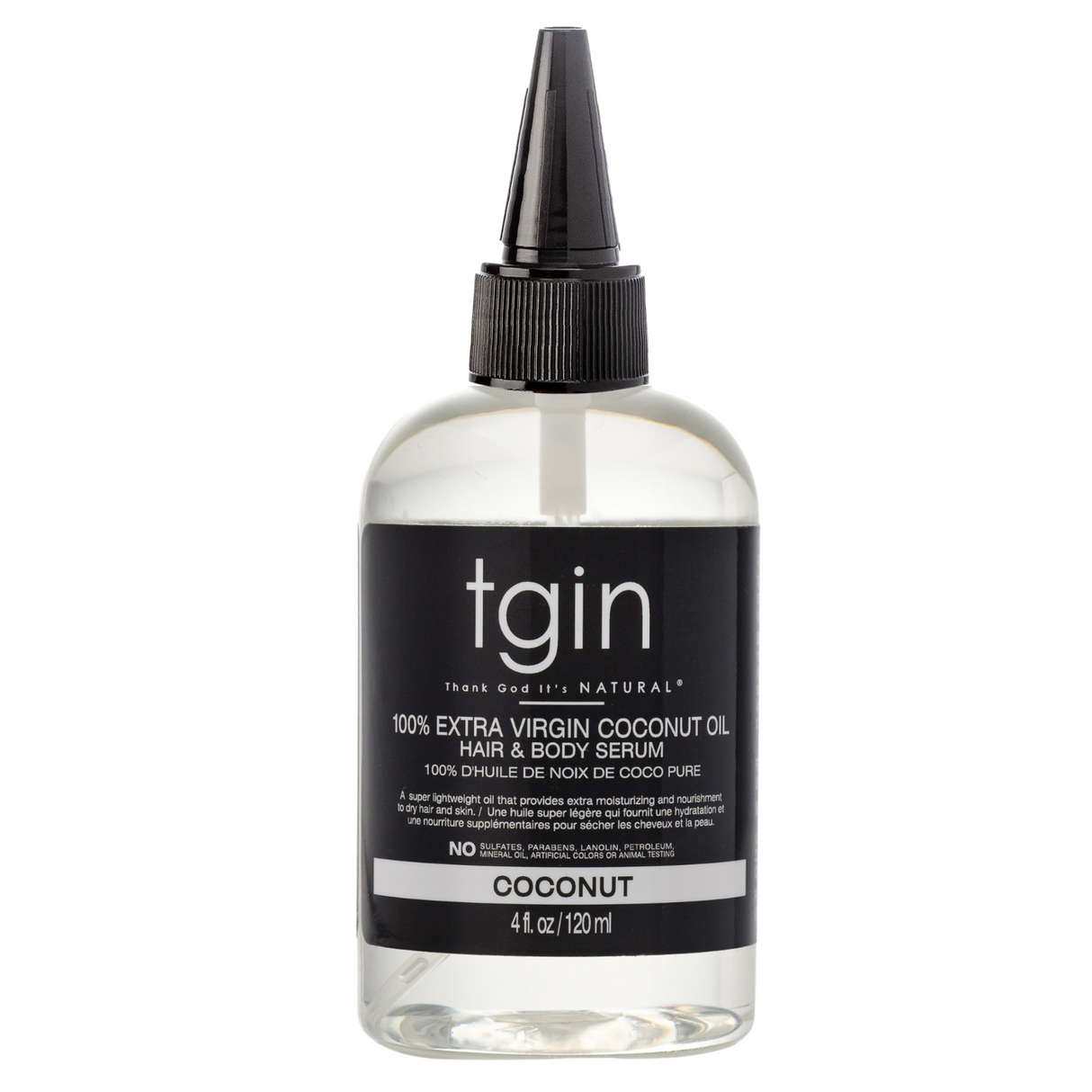 tgin® 100% Extra Virgin Coconut Oil Hair and Body Serum