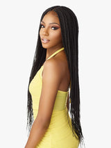 Sensationnel Collection® Cloud 9® Swiss Lace Wig™ 100% Full Hand-Tied Lace Wig Box Braid 36″