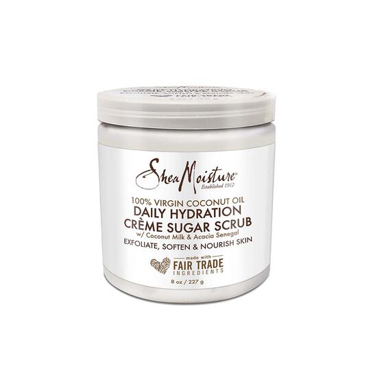Shea Moisture® 100% Virgin Coconut Oil Coconut Daily Hydration Creme Sugar Scrub