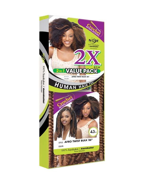 Janet Collection™ Noir™ 2X Afro Kinky Bulk 26"