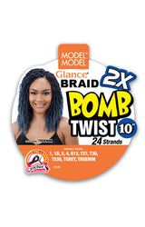 Model Model® Glance® 2X Bomb Twist Briad Hair (10",14" & 18")