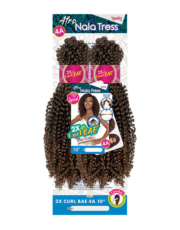 Janet Collection™ Nala Tress™ 2X Curl Bae - 10" (4A & 4B)