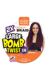Model Model® Glance® 2X LARGE Bomb Twist Briad Hair (12" & 18")