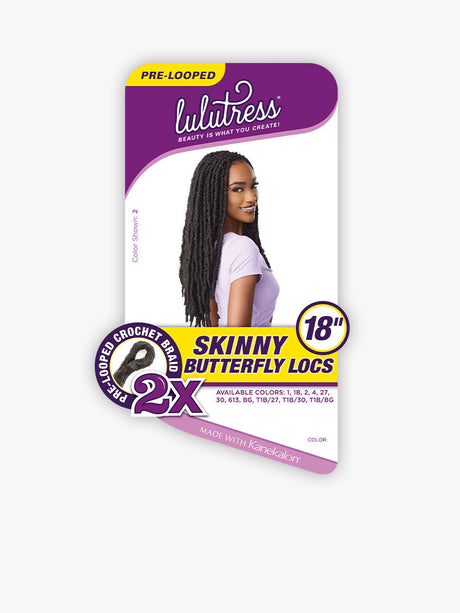 Sensationnel Collection® LuLuTress® 2X Skinny Butterfly Locs (18")