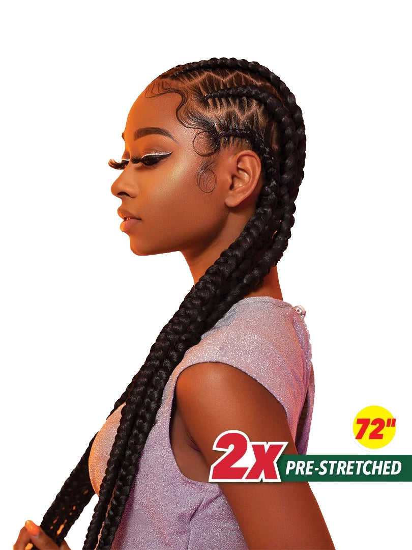 Sensationnel Collection® X-Pression® 2X Pre-Stretched Braid Hair (African Collection) 72"