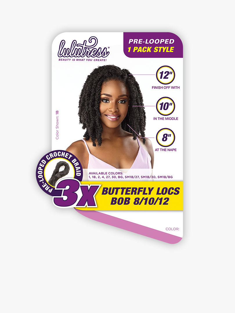 Sensationnel Collection® LuLuTress® 3X Butterfly Locs Bob (8/10/12")