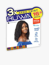 Sensationnel Collection® RUWA® 3X AFRO TWIST Pre-Separated Braid Hair 16″