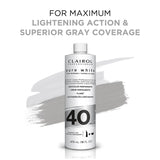 Clairol Professional® 40 vol. Pure White Hair Developers for Lightening & Gray Coverage (16 oz.)