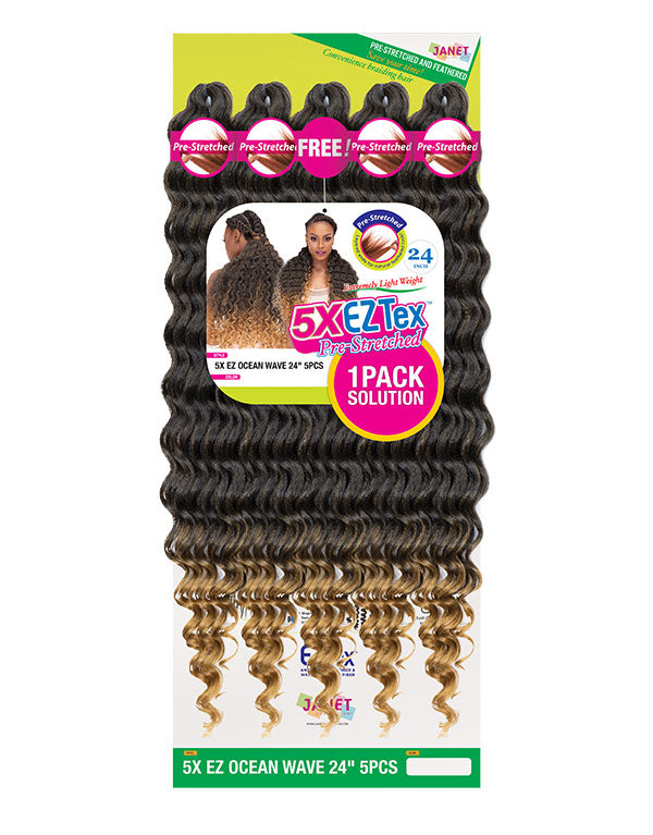 Janet Collection™ 5X EZ OCEAN WAVE Hair - 24" (5 pcs)
