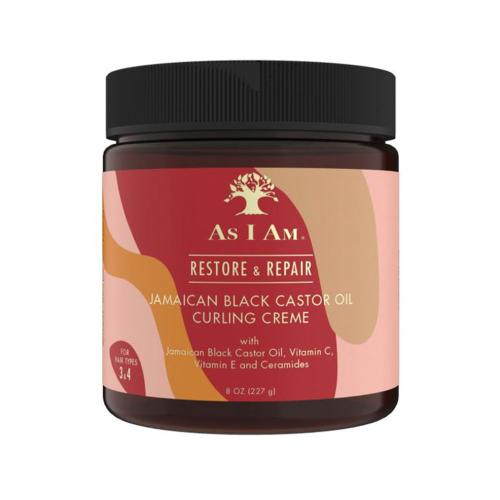 AS I AM® Restore & Repair Jamaican Black Castor Oil Curling Creme (8 oz)