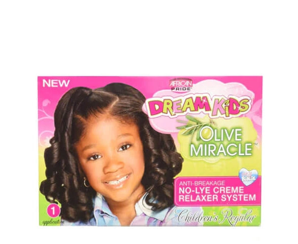 African Pride® Dream Kids Olive Miracle No-Lye Relaxer System Children's Regular