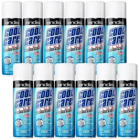 Andis® Cool Care Plus for Clipper Blades 5-in-One (15.5 oz) 12 Pack