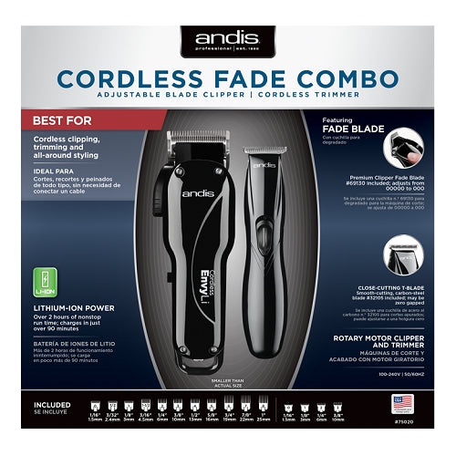 Andis® Professional Cordless Fade Combo