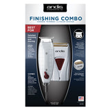 Andis® Professional Finishing (Combo) Corded T-Outliner Trimmer & Cordless Shaver