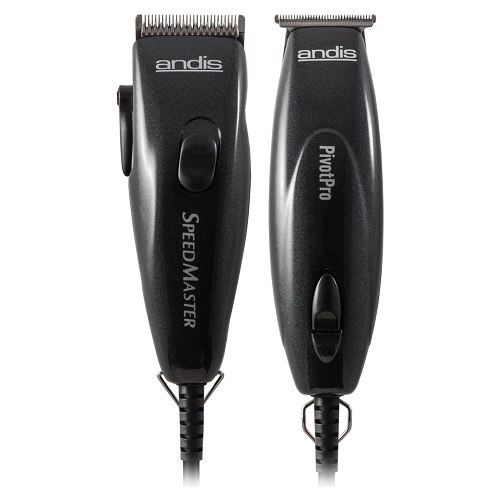 Andis® Professional Pivot Clipper and Trimmer Combo - Black