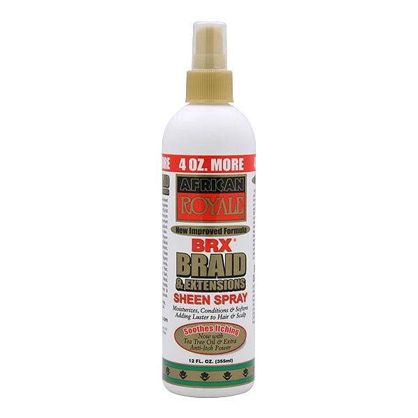 African Royale® BRX Braid & Extensions Sheen Spray (12 oz.)