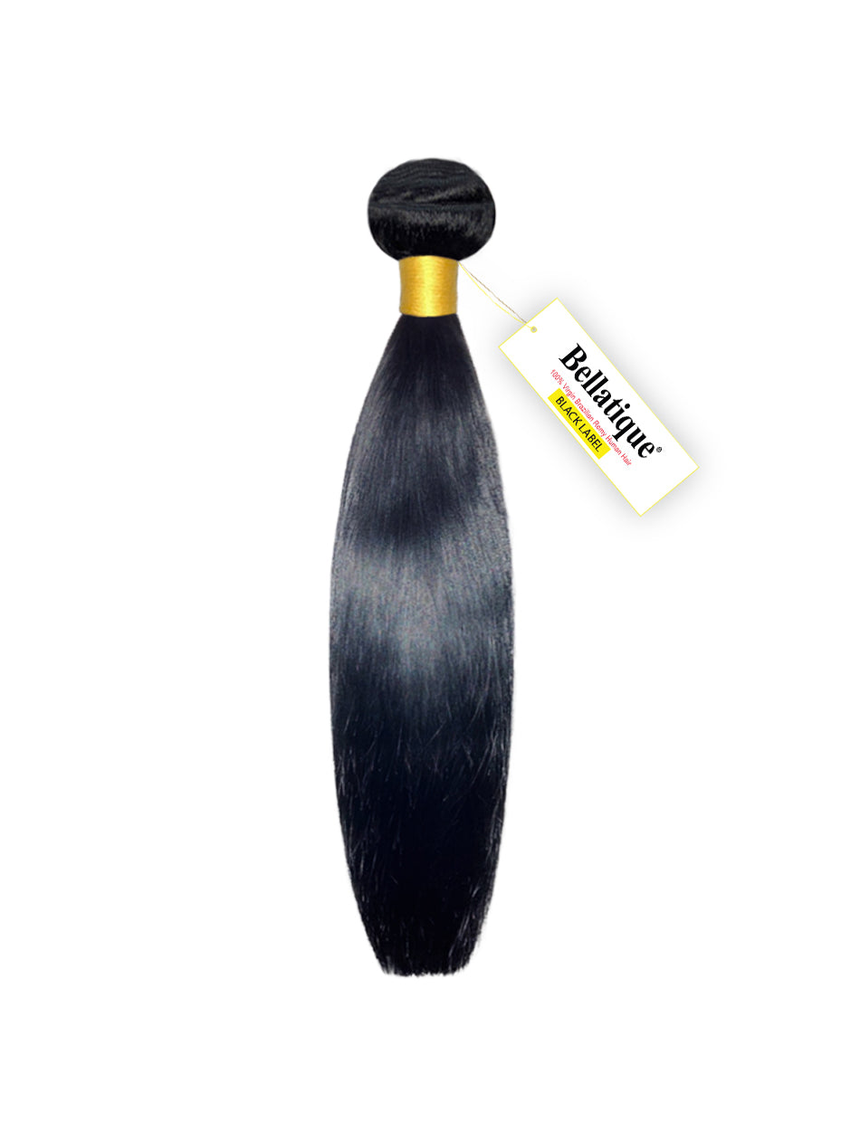 Bellatique® Black Label - 100% Virgin Brazilian Remy Human Hair - Straight