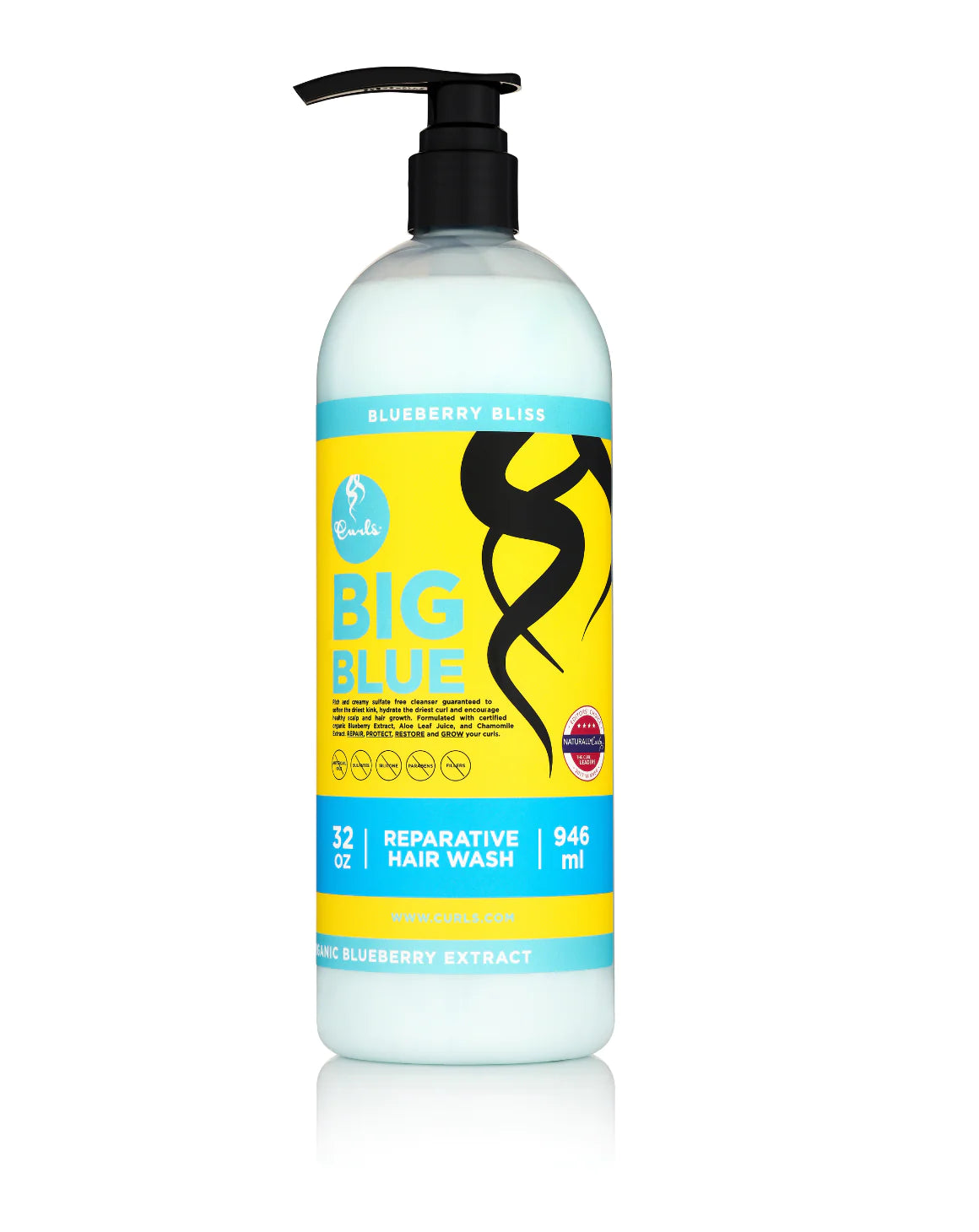 Curls™ Big Blue Reparative Hair Wash (32 oz)