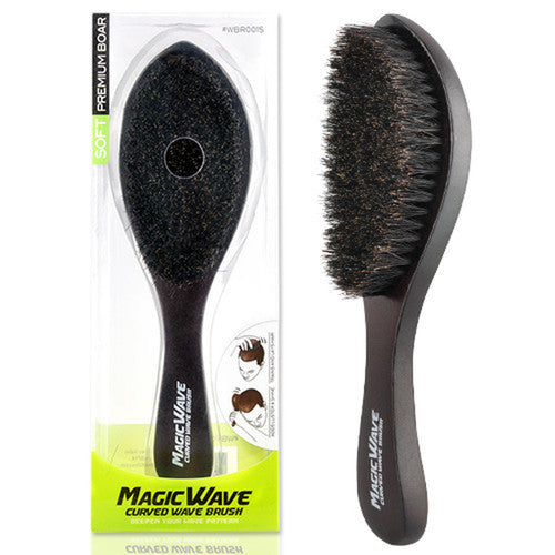 Black Ice® Response Magic Wave Brush w/Handle (SOFT)